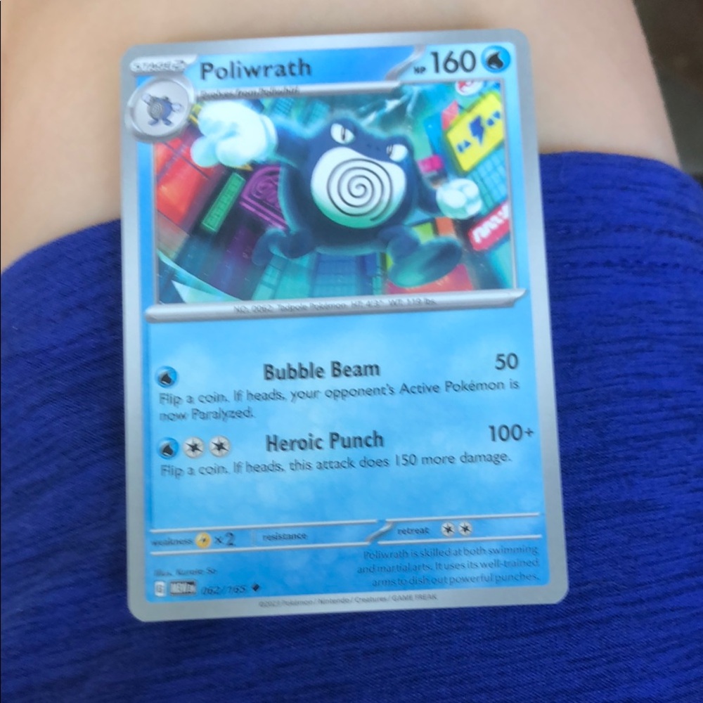 Poliwrath Pokémon Card